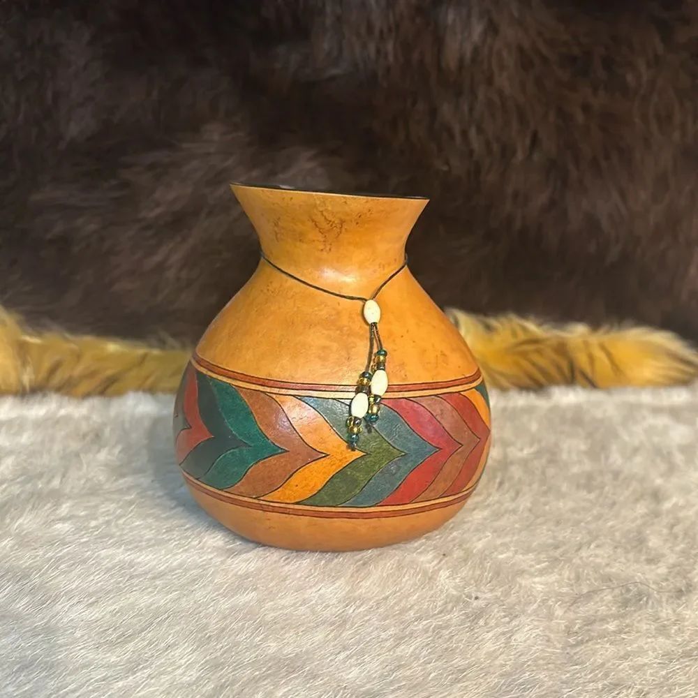 Denise Pfau gourd vase (7003)